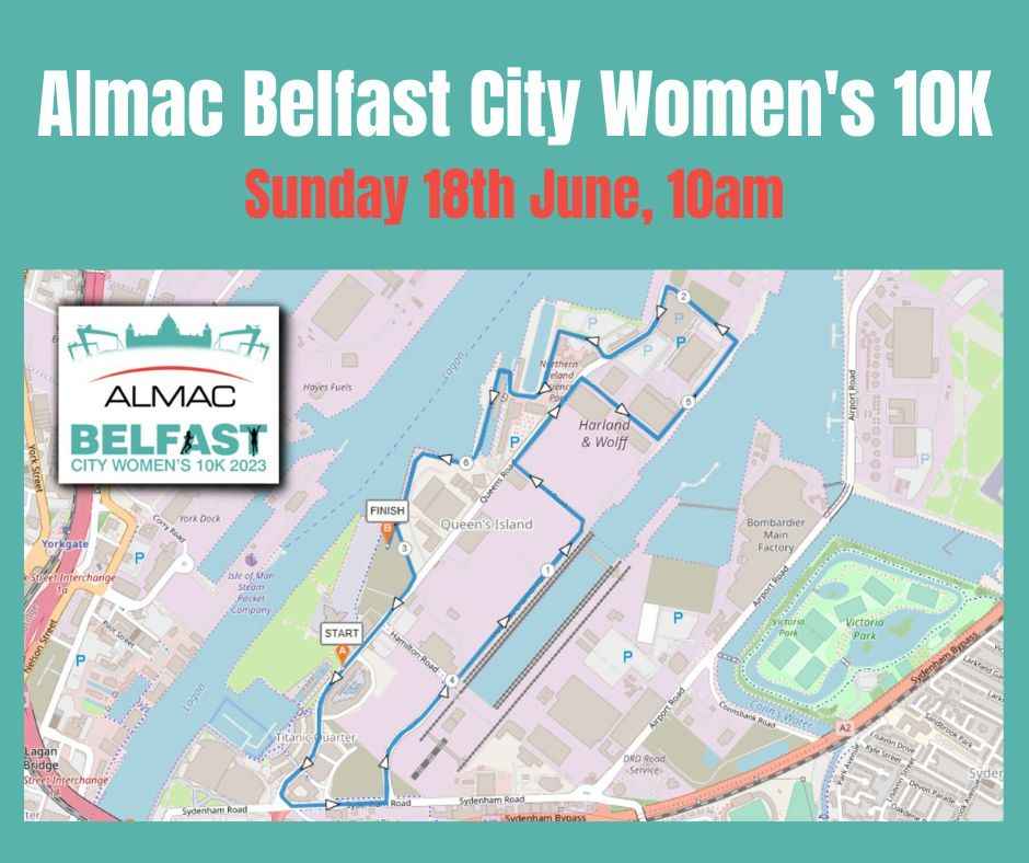 Belfast City Marathon Launch FIRST Almac Belfast City Womens 10k Official Route. 