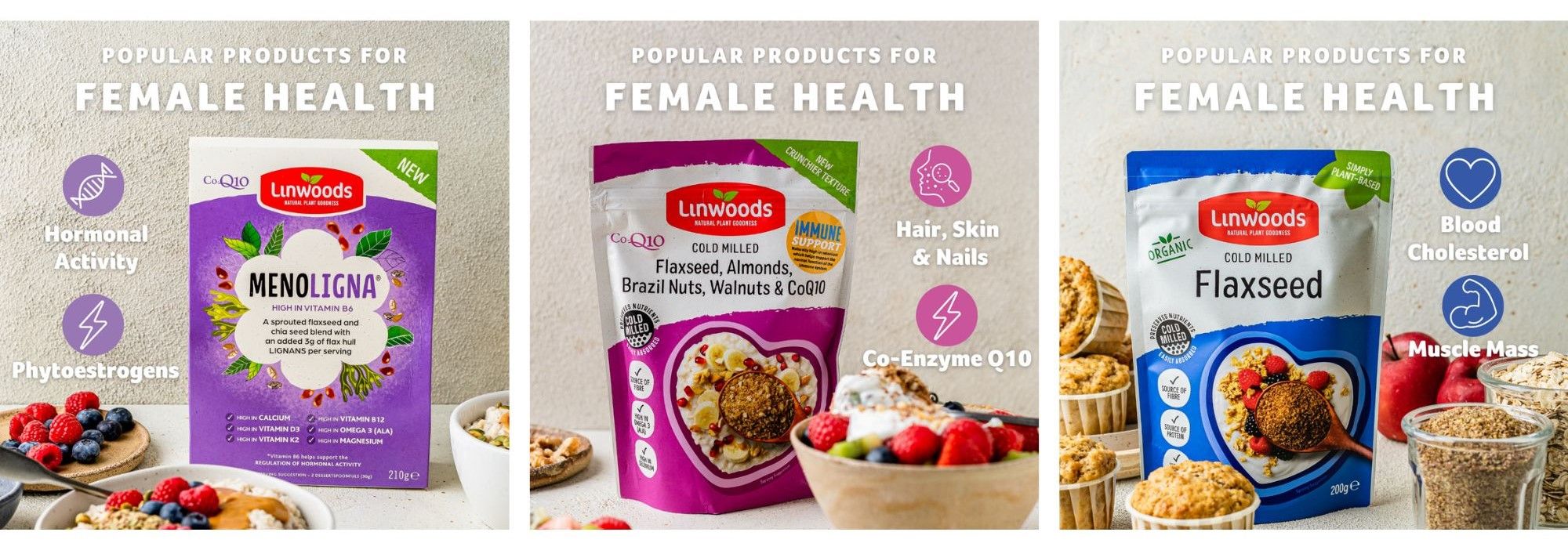 Popular Linwoods Healthfoods Products for FEMALE HEALTH