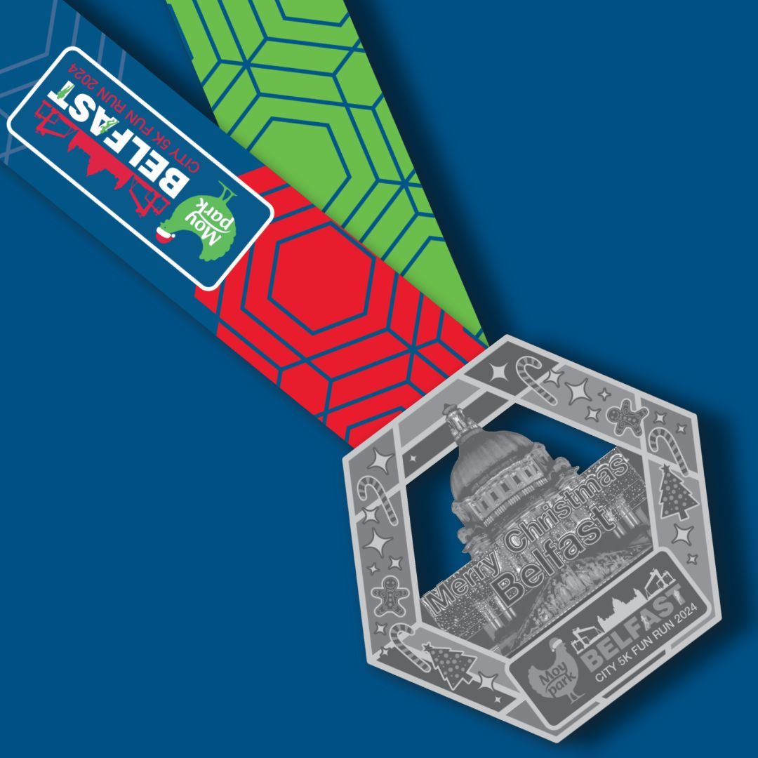 JINGLE ALL THE WAY ACROSS THE FINISH LINE FOR YOUR MERRY MEDAL 